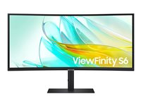 Samsung ViewFinity S6 S34C652UAU - S65UC Series - LED-skärm - böjd - 34" - HDR LS34C652UAUXEN