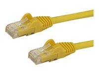 StarTech.com Cat6-patchkabel med hakfria RJ45-kontakter – 1 m, gul - Patch-kabel - RJ-45 (hane) till RJ-45 (hane) - 1 m - UTP - CAT 6 - hakfri - gul N6PATC1MYL