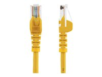 StarTech.com 10m Yellow Cat5e / Cat 5 Snagless Ethernet Patch Cable 10 m - Patch-kabel - RJ-45 (hane) till RJ-45 (hane) - 10 m - UTP - CAT 5e - hakfri, tvinnad - gul 45PAT10MYL