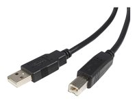 StarTech.com 4,5 m USB 2.0 A- till B-kabel - M/M - USB-kabel - USB (hane) till USB typ B (hane) - USB 2.0 - 4.6 m - formpressad - svart - för P/N: SV231DPDDUA2, SV431DL2DU3A, SV431DPUA2, USB2001EXT2NA, USB2002EXT2NA, USB2004EXT2NA USB2HAB15