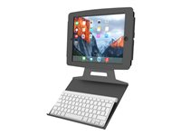 Compulocks Universal Keyboard Tray VESA Compatible - Monteringskomponent (tangentbordsfack) - svart - monteringsgränssnitt: 100 x 100 mm - väggmonterbar, stativ, monterbart, kapsling - för Compulocks BrandMe VESA Brandable Floor Stand For Tablets, Space BrandMe Floor Stand UKBTRAYB