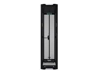 HPE 800mm x 1075mm G2 Enterprise Shock Rack - Rack - svart med silverdetaljer - 42U - 19" P9K42A