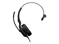 Jabra Evolve2 50 UC Mono - Headset - på örat - trådlös, kabelansluten - aktiv brusradering - USB-C, USB-A - UC-certifierad 25089-889-799