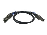 QNAP CAB-SAS10M-8644-8088 - Extern SAS-kabel - SAS 6Gbit/s - 36 pin 4x Mini SAS HD (SFF-8644) (hane) till 26 stift 4x Mini SAS (hane) - 1 m - svart - för P/N: QXP-820S-B3408 CAB-SAS10M-8644-8088