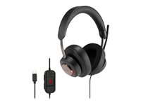 Kensington H2000 - Headset - fullstorlek - kabelansluten - USB-C - ljudisolerande K83451WW