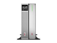 APC Smart-UPS On-Line SRTL1500RM4UXLI-NC - UPS (kan monteras i rack) (hög densitet) - AC 220/230 V - 1350 Watt - 1500 VA - litiumjon - RS-232, USB, Ethernet - utgångskontakter: 8 - 4U - 1.83 m sladd - svart med främre avfasning i silver - med APC UPS Network Management Card SRTL1500RM4UXLI-NC