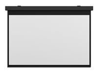 Multibrackets M Motorized Projection Screen Black Edition - Projektorduk - takmontering, väggmontering - motoriserad - 77" (196 cm) - 16:10 - Matte White - svart 7350022735576