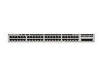 Cisco Catalyst 9200L - Network Essentials - switch - L3 - 48 x 10/100/1000 (PoE+) + 4 x gigabit SFP (upplänk) - rackmonterbar - PoE+ (370 W) C9200L-48PL-4G-E