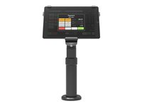 Compulocks iPad 10.2" Adjustable Height POS Kiosk Single - Ställ - för surfplatta - låsbar - svart - för Apple 10.2-inch iPad (7:e generation, 8:e generation, 9:e generation) CVPA103B