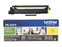 Brother TN243Y - Gul - original - tonerkassett - för Brother DCP-L3510, L3517, L3550, HL-L3210, L3230, L3270, MFC-L3710, L3730, L3750, L3770 TN243Y