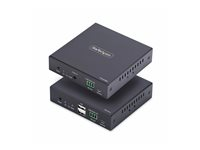 StarTech.com HDMI KVM Extender Over IP Network, 4K 60Hz, Driverless - Sändare och mottagare Kit - video/ljud/USB-förlängare - HDMI IH2006-KVM-EXTENDER