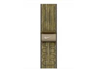 Apple Nike - Slinga för smart klocka - 42mm - 130 - 190 mm - grön/grå MXTY3ZM/A