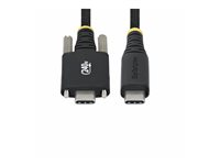 StarTech.com 10ft (3m) USB-C Charging Cable, 240W, Silicone Jacket - USB-kabel - 24 pin USB-C (hane) rakt/lockande till 24 pin USB-C (hane) rak - USB 2.0 - 48 V - 5 A - 3 m - USB-strömförsörjning (240W), Stöd för Power Delivery 3,1, utökat effektområde (EPR) - svart S2CEPR3M-USBSL-CABLE