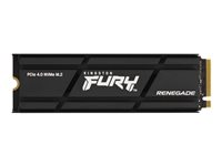 Kingston FURY Renegade - SSD - 4 TB - inbyggd - M.2 2280 - PCIe 4.0 x4 (NVMe) - integrerad kylfläns SFYRDK/4000G