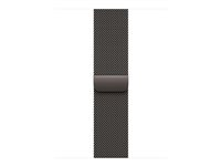 Apple - Slinga för smart klocka - 40mm - 130 - 180 mm - skiffer - för Watch Hermès Series 7, Hermès Series 9, SE 3, Series 10, Series 11, Series 8, Series 9 MGHX4ZM/A