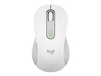 Logitech Signature M650 L for Business - Mus - högerhänt - 5 knappar - trådlös - 2.4 GHz, Bluetooth - Logitech Logi Bolt USB-mottagare - offwhite 910-006349