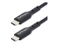 StarTech.com - USB-kabel - USB-C (hane) till USB-C (hane) - USB 2.0 - 3 A - 1 m - USB Power Delivery (60W) - svart (paket om 2) USB2CC1MNC2PK