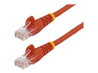 StarTech.com CAT5e Cable - 7 m Red Ethernet Cable - Snagless - CAT5e Patch Cord - CAT5e UTP Cable - RJ45 Network Cable - Patch-kabel - RJ-45 (hane) till RJ-45 (hane) - 7 m - UTP - CAT 5e - hakfri, tvinnad - röd 45PAT7MRD
