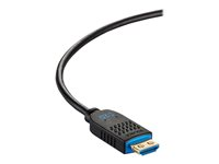 C2G 125ft (38.1m) C2G Performance Series High Speed HDMI Active Optical Cable (AOC) - 4K 60Hz Plenum Rated - High Speed - HDMI-kabel - HDMI hane till HDMI, 24 pin USB-C - 38.1 m - svart - 4K60Hz stöd, plenum, Active Optical Cable (AOC) C2G41487