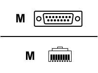 Cisco - ISDN PRI-kabel - 15 pin D-Sub (DB-15) (hane) till RJ-45 (hane) - 3 m - för Cisco 4000, 7000 CAB-E1-PRI=