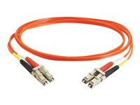 C2G Low-Smoke Zero-Halogen - Patch-kabel - LC multiläge (hane) till LC multiläge (hane) - 7 m - fiberoptisk - 50/125 mikron - orange 85339