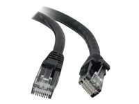 C2G Cat5e Booted Unshielded (UTP) Network Patch Cable - Patch-kabel - RJ-45 (hane) till RJ-45 (hane) - 1 m - UTP - CAT 5e - formpressad, hakfri, tvinnad - svart 83181