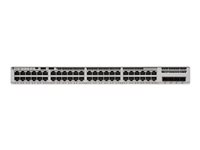 Cisco Catalyst 9200L - Network Essentials - switch - L3 - Administrerad - 48 x 10/100/1000 (PoE+) + 4 x 10 Gigabit SFP+ - rackmonterbar - PoE+ C9200L-48P-4X-E