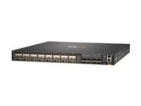 HPE Aruba 8325-48Y8C - Switch - L3 - Administrerad - 48 x 10/25 Gigabit SFP+ / SFP28 + 8 x 40/100 Gigabit QSFP+ / QSFP28 - främre till bakre luftflöde - rackmonterbar - TAA-kompatibel JL624A#ABB