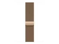 Apple - Slinga för smart klocka - 46mm - storlek M/L - guld - för Watch Hermès Series 9, SE 3, Series 10, Series 11, Series 8, Series 9, Ultra 2, Ultra 3 MGJ54ZM/A