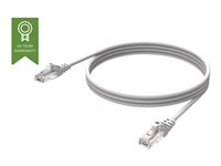 Vision Techconnect - Nätverkskabel - RJ-45 (hane) till RJ-45 (hane) - 3 m - UTP - CAT 6 - startad - vit TC 3MCAT6