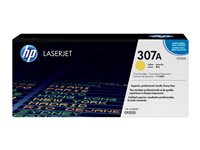 HP 307A - Gul - original - LaserJet - tonerkassett (CE742A) - för Color LaserJet Professional CP5225, CP5225dn, CP5225n CE742A