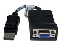 StarTech.com DisplayPort to VGA Adapter - 1920x1200 - Active DP to VGA Video Converter - Plug and Play DP to VGA Connector (DP2VGA) - Bildskärmsadapter - DisplayPort (hane) till HD-15 (VGA) (hona) - 25 cm - sprintlåsning - för P/N: DK30C2DAGPD, MST14DP123DP, TB32DP14, TB32DP2T, TB3DK2DPM2, TB3DOCK2DPPD, TB3DOCK2DPPU DP2VGA