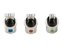 Kensington Replacement Lock Head Tips for Universal 3-in-1 Laptop Lock - Tips för säkerhetslås - för P/N: K60615WW, K62316WW, K62317WW, K62318WW, K62319EUM, K62319M K62315WW