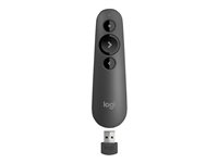 Logitech R500s - Presentationsfjärrkontroll - 3 knappar - grafit 910-005843