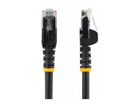 StarTech.com 7m CAT6 Ethernet Cable, 10 Gigabit Snagless RJ45 650MHz 100W PoE Patch Cord, CAT 6 10GbE UTP Network Cable w/Strain Relief, Black, Wiring is UL Certified/TIA - Category 6 - 24AWG (N6PATC7MBK) - Patch-kabel - RJ-45 (hane) till RJ-45 (hane) - 7 m - UTP - CAT 6 - formpressad, hakfri - svart N6PATC7MBK