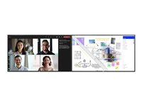 NEC 65" Dual Collaboration Room System - Paket för videokonferens - med NEC MultiSync M651 IGB non-touch 40001571