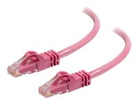 C2G Cat6 Booted Unshielded (UTP) Network Patch Cable - Patch-kabel - RJ-45 (hane) till RJ-45 (hane) - 7 m - UTP - CAT 6 - formpressad, hakfri, tvinnad - rosa 83593