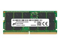 Micron - DDR5 - modul - 32 GB - SO DIMM 262-pin - 4800 MHz / PC5-38400 - CL40 - 1.1 V - ej buffrad - ECC MTC20C2085S1TC48BR