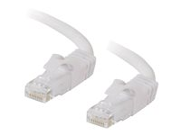 C2G Cat6 Booted Unshielded (UTP) Network Patch Cable - Patch-kabel - RJ-45 (hane) till RJ-45 (hane) - 2 m - UTP - CAT 6 - formpressad, hakfri, tvinnad - vit 83488