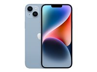 Apple iPhone 14 Plus - 5G smartphone - dual-SIM / Internal Memory 128 GB - OLED-skärm - 6.7" - 2778 x 1284 pixlar - 2 bakre kameror 12 MP, 12 MP - front camera 12 MP - blå MQ523QN/A