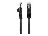 StarTech.com 5m LSZH CAT6 Ethernet Cable, 10 Gigabit Snagless RJ45 100W PoE Network Patch Cord with Strain Relief, CAT 6 10GbE UTP, Black, Individually Tested/ETL, Low Smoke Zero Halogen - Category 6 - 24AWG (N6LPATCH5MBK) - Patch-kabel - RJ-45 (hane) till RJ-45 (hane) - 5 m - 6 mm - UTP - CAT 6 - hakfri - svart N6LPATCH5MBK