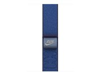 Apple Nike - Slinga för smart klocka - 46mm - 145 - 220 mm - blått band - för Watch Hermès Series 9, SE 3, Series 10, Series 11, Series 8, Series 9, Ultra 2, Ultra 3 MGD64ZM/A