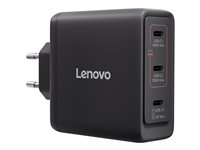 Lenovo - Strömadapter - GaN - 100 watt - 3 utdatakontakter (USB-C) - svart - Europa - för ThinkPad T16 Gen 4 21QN 40AW100BEU