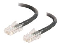 C2G Cat5e Non-Booted Unshielded (UTP) Network Crossover Patch Cable - Övergångskabel - RJ-45 (hane) till RJ-45 (hane) - 3 m - UTP - CAT 5e - tvinnad, enhetsstart - svart 83318