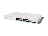 Cisco Catalyst 1300X-24MU-4X - Switch - L3 - Administrerad - 4 x 10 Gigabit SFP28 + 16 x 2.5GBase-T (PoE+) + 8 x 2.5GBase-T (PoE++) - rackmonterbar - PoE++ (740 W) C1300X-24MU-4X