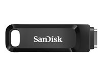 SanDisk Ultra Dual Drive Go - USB flash-enhet - 64 GB - USB 3.1 Gen 1 / USB-C SDDDC3-064G-G46