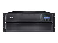 APC Smart-UPS X 3000 Rack/Tower LCD - UPS (rackmonterbar/extern) - AC 230 V - 2700 Watt - 3000 VA - Ethernet 10/100, RS-232, USB - utgångskontakter: 12 - 4U - svart - med APC UPS Network Management Card AP9631 - för P/N: AR4024SP, AR4024SPX429, AR4024SPX431, AR4024SPX432, NBWL0356A, SMX3000HVTUS SMX3000HVNC