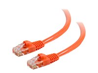 C2G Cat5e Booted Unshielded (UTP) Network Patch Cable - Patch-kabel - RJ-45 (hane) till RJ-45 (hane) - 10 m - UTP - CAT 5e - formpressad, hakfri, tvinnad - orange 83609