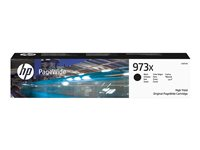 HP 973X - Lång livslängd - svart - original - PageWide - bläckpatron - för PageWide Managed P55250; PageWide Pro 452, 477, 552, 577, MFP 477 L0S07AE