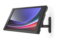 Compulocks Galaxy Tab S9 Ultra 14.6" Apex Enclosure Swing Wall Mount Black - Monteringssats (väggfäste, hölje) - för surfplatta - låsbar - metallram - för Samsung Galaxy Tab S10 Ultra, Tab S11 Ultra, Tab S9 Ultra 827B146GUAPXB